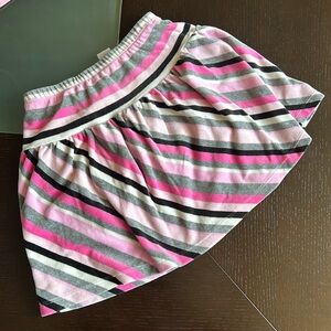 Gymboree striped velour skirt size 9